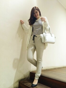 N. STAFFさん（レディース・160cm）の春コーディネート