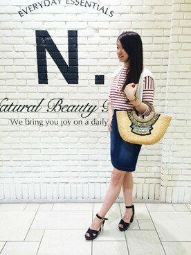 N. STAFFさん（レディース・160cm）の春コーディネート