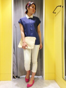 N. STAFFさん（レディース・160cm）の春コーディネート