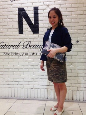 N. STAFFさん（レディース・160cm）の春コーディネート