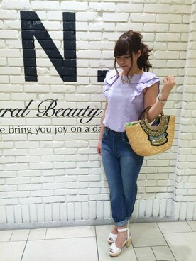 N. STAFFさん（レディース・160cm）の春コーディネート