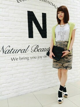 N. STAFFさん（レディース・160cm）の春コーディネート