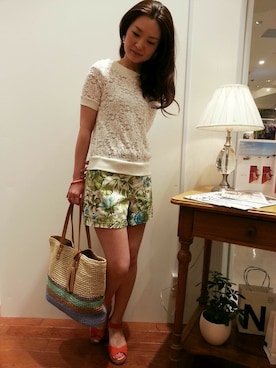 N. STAFFさん(レディース・160cm)の夏コーディネート