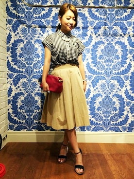 N. STAFFさん(レディース・160cm)の夏コーディネート