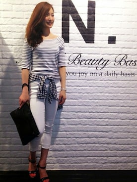 N. STAFFさん(レディース・160cm)の夏コーディネート