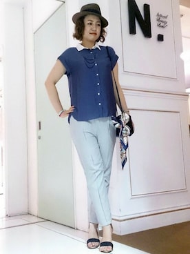 N. STAFFさん(レディース・160cm)の夏コーディネート