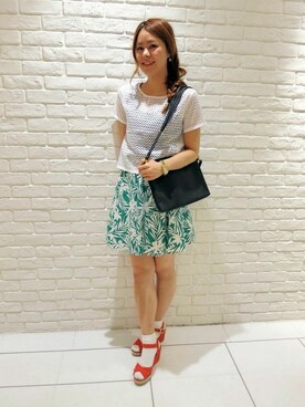 N. STAFFさん(レディース・160cm)の夏コーディネート