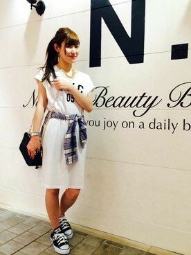 N. STAFFさん(レディース・160cm)の夏コーディネート