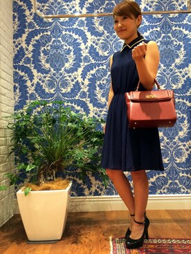 「ショルダーBAG」｜N. STAFFさん（レディース・160cm）の夏コーディネート