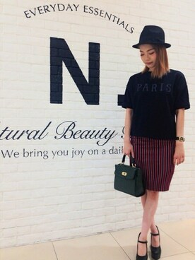 N. STAFFさん(レディース・160cm)の夏コーディネート