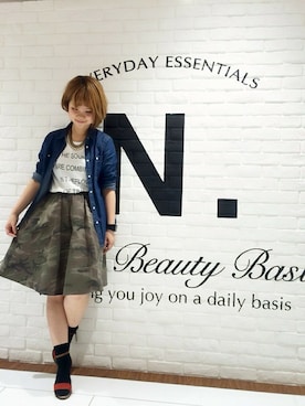 N. STAFFさん(レディース・160cm)の夏コーディネート