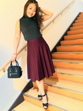 N. STAFFさん（レディース・160cm）の夏コーディネート