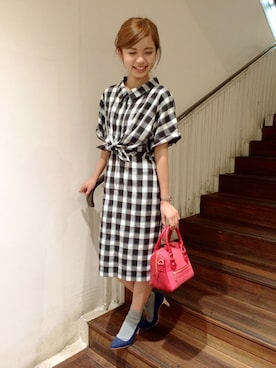 N. STAFFさん（レディース・160cm）の夏コーディネート