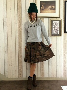「N.（N. Natural Beauty Basic）（エヌエヌナチュラルビューティーベーシック）のアイテム（ブーティ）」を使った、N. STAFFさん（レディース・160cm）の秋コーディネート