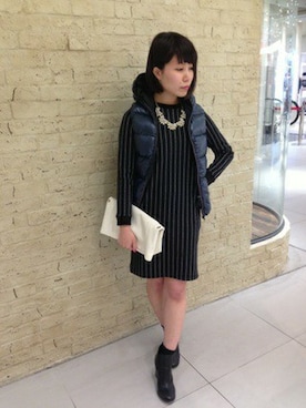 N. STAFFさん（レディース・160cm）の秋コーディネート