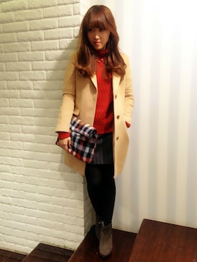 「N.（N. Natural Beauty Basic）（エヌエヌナチュラルビューティーベーシック）のアイテム（ブーティ）」を使った、N. STAFFさん（レディース・160cm）の秋コーディネート