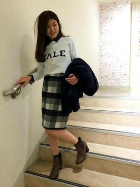 N. STAFFさん(レディース・160cm)の秋コーディネート