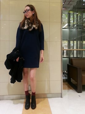 「N.（N. Natural Beauty Basic）（エヌエヌナチュラルビューティーベーシック）のアイテム（ダッフルコート）」を使った、N. STAFFさん（レディース・160cm）の秋コーディネート