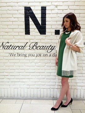 N. STAFFさん（レディース・160cm）の冬コーディネート