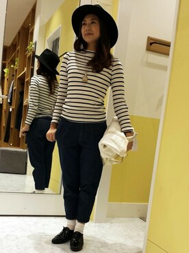 N. STAFFさん(レディース・160cm)の冬コーディネート