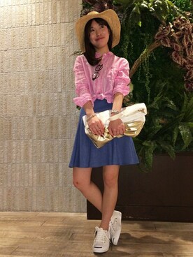 N. STAFFさん（レディース・160cm）の冬コーディネート