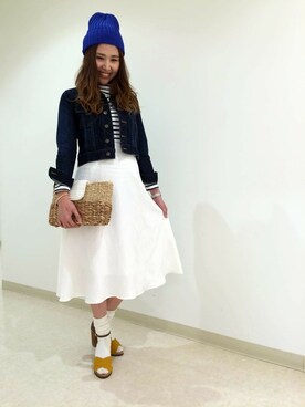 N. STAFFさん(レディース・160cm)の春コーディネート