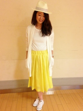 N. STAFFさん（レディース・160cm）の春コーディネート