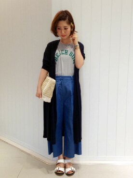 N. STAFFさん（レディース・160cm）の春コーディネート