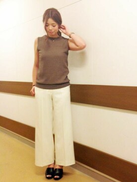 N. STAFFさん（レディース・160cm）の夏コーディネート