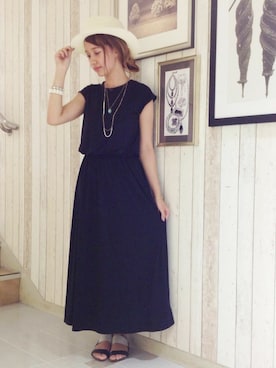 N. STAFFさん（レディース・160cm）の夏コーディネート