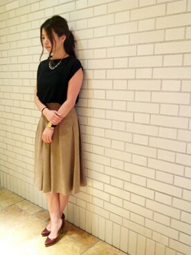 N. STAFFさん（レディース・160cm）の夏コーディネート