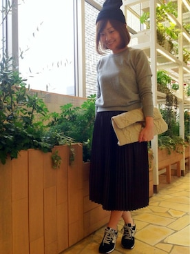 N. STAFFさん（レディース・160cm）の秋コーディネート