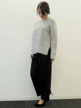 N. STAFFさん(レディース・160cm)の冬コーディネート