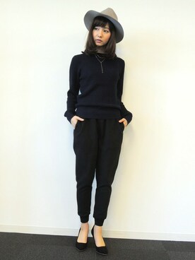 N. STAFFさん(レディース・160cm)の冬コーディネート