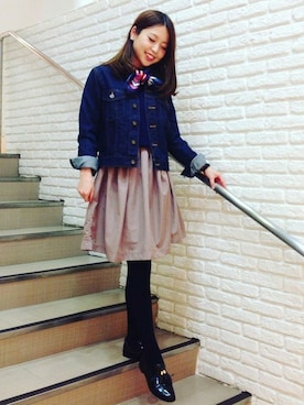 「N.（N. Natural Beauty Basic）（エヌエヌナチュラルビューティーベーシック）のアイテム（ブルゾン）」を使った、N. STAFFさん（レディース・160cm）の冬コーディネート