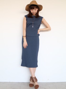 N. STAFFさん（レディース・161cm）の春コーディネート