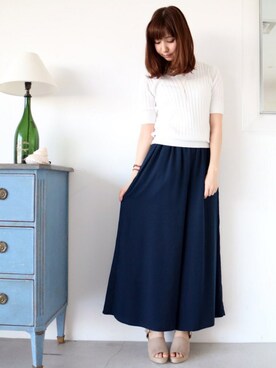 N. STAFFさん（レディース・161cm）の春コーディネート