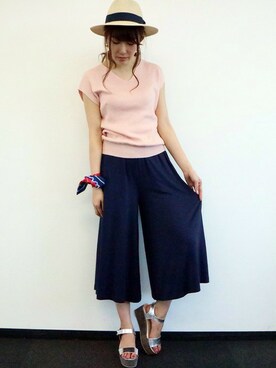 N. STAFFさん（レディース・160cm）の春コーディネート