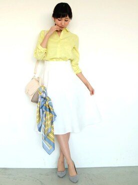 N. STAFFさん（レディース・161cm）の春コーディネート