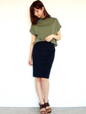 N. STAFFさん（レディース・161cm）の春コーディネート