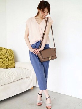 N. STAFFさん（レディース・160cm）の春コーディネート