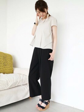 N. STAFFさん（レディース・165cm）の夏コーディネート