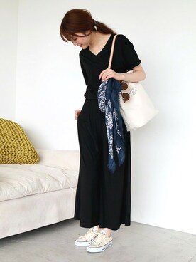 N. STAFFさん（レディース・165cm）の夏コーディネート