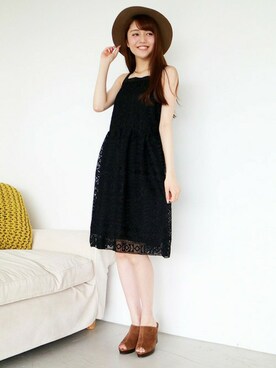 N. STAFFさん（レディース・165cm）の夏コーディネート