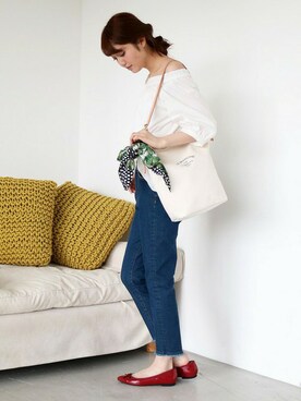 N. STAFFさん（レディース・165cm）の夏コーディネート