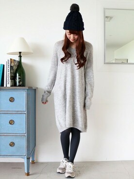 N. STAFFさん（レディース・165cm）の秋コーディネート