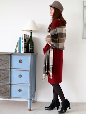 「N.（N. Natural Beauty Basic）（エヌエヌナチュラルビューティーベーシック）のアイテム（ブーティ）」を使った、N. STAFFさん（レディース・165cm）の秋コーディネート