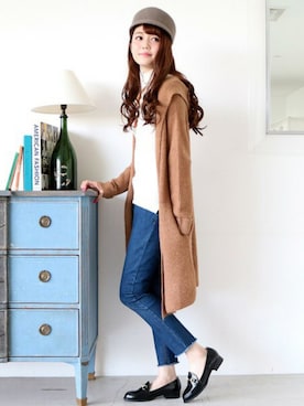 N. STAFFさん（レディース・165cm）の秋コーディネート