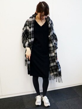 N. STAFFさん（レディース・160cm）の秋コーディネート