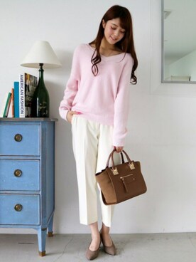 N. STAFFさん（レディース・165cm）の秋コーディネート